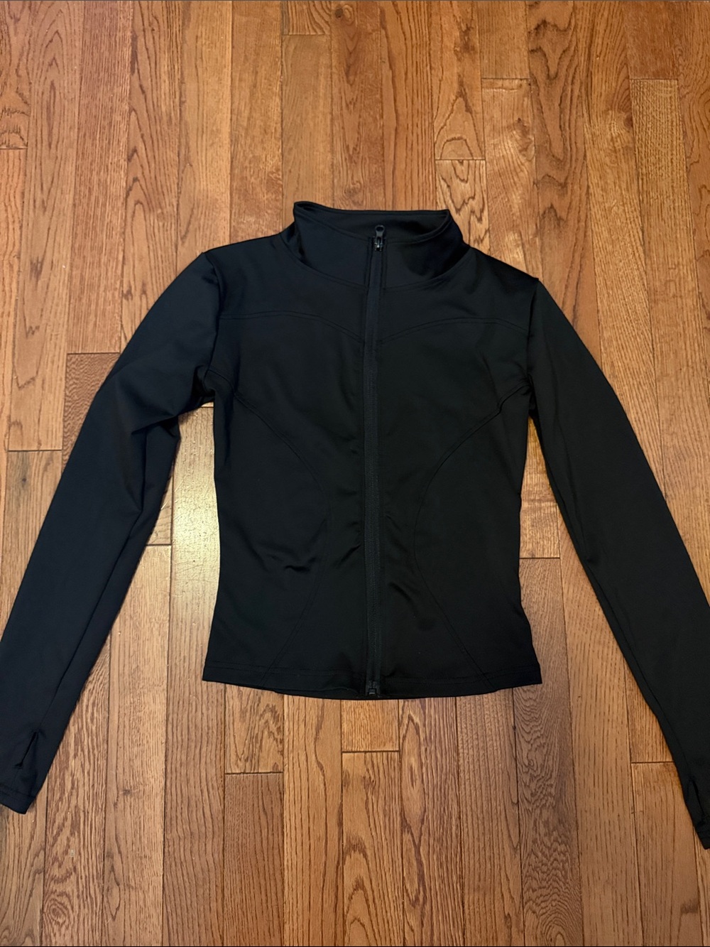 Black Full-Zip Active Jacket